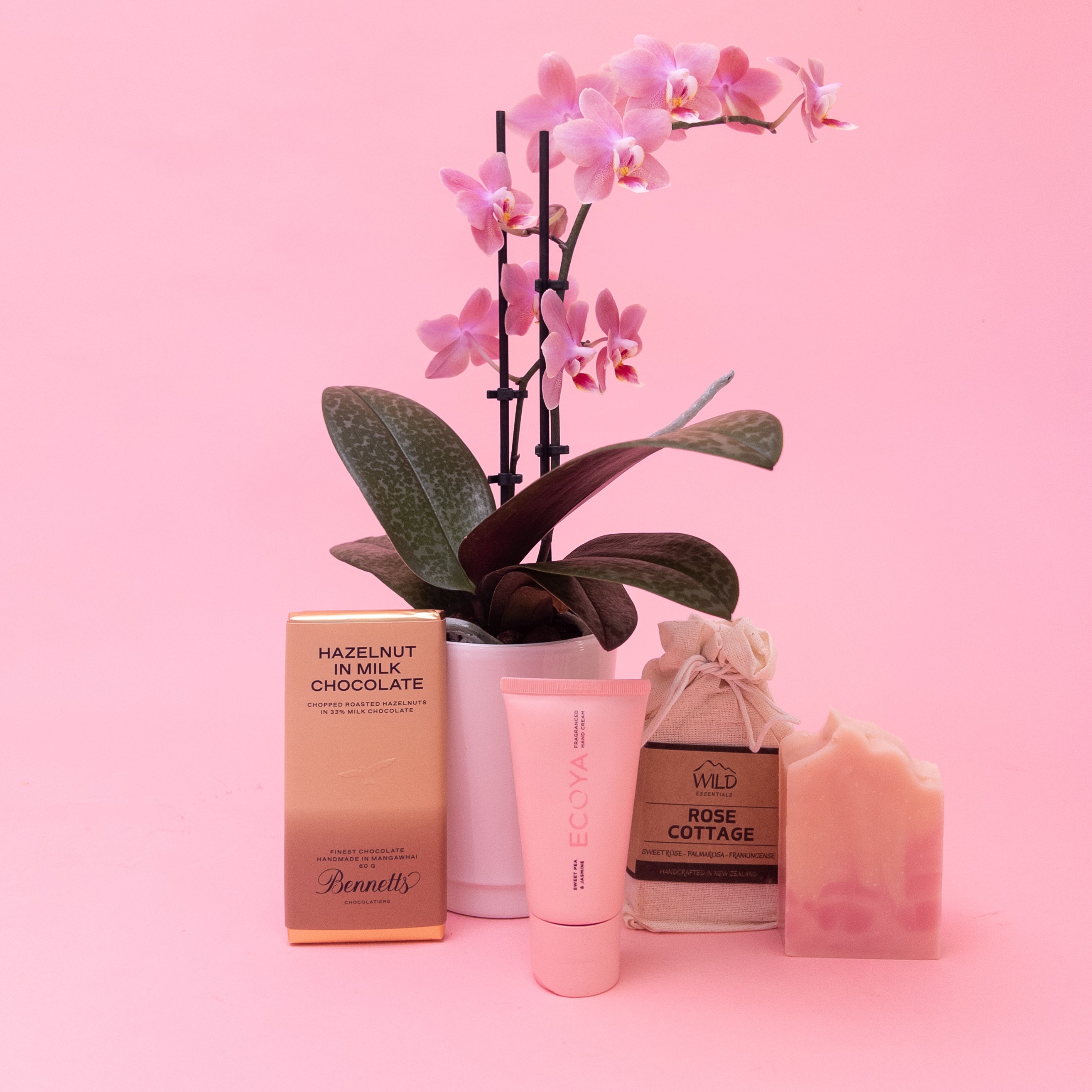 Orchid and Treats Gift Box