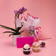 Mothers Day Orchid and Treats Gift Box