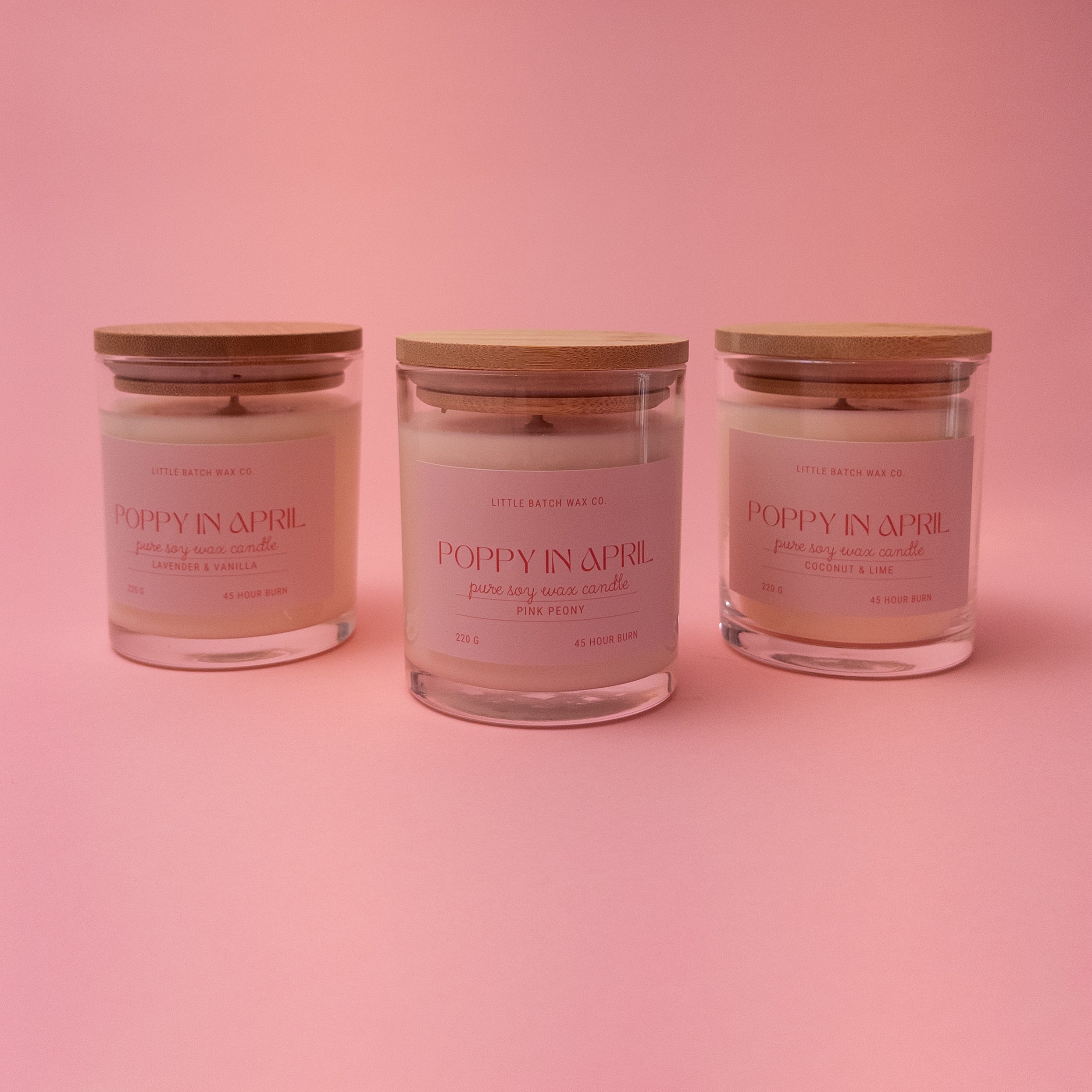 Poppy In April Candles