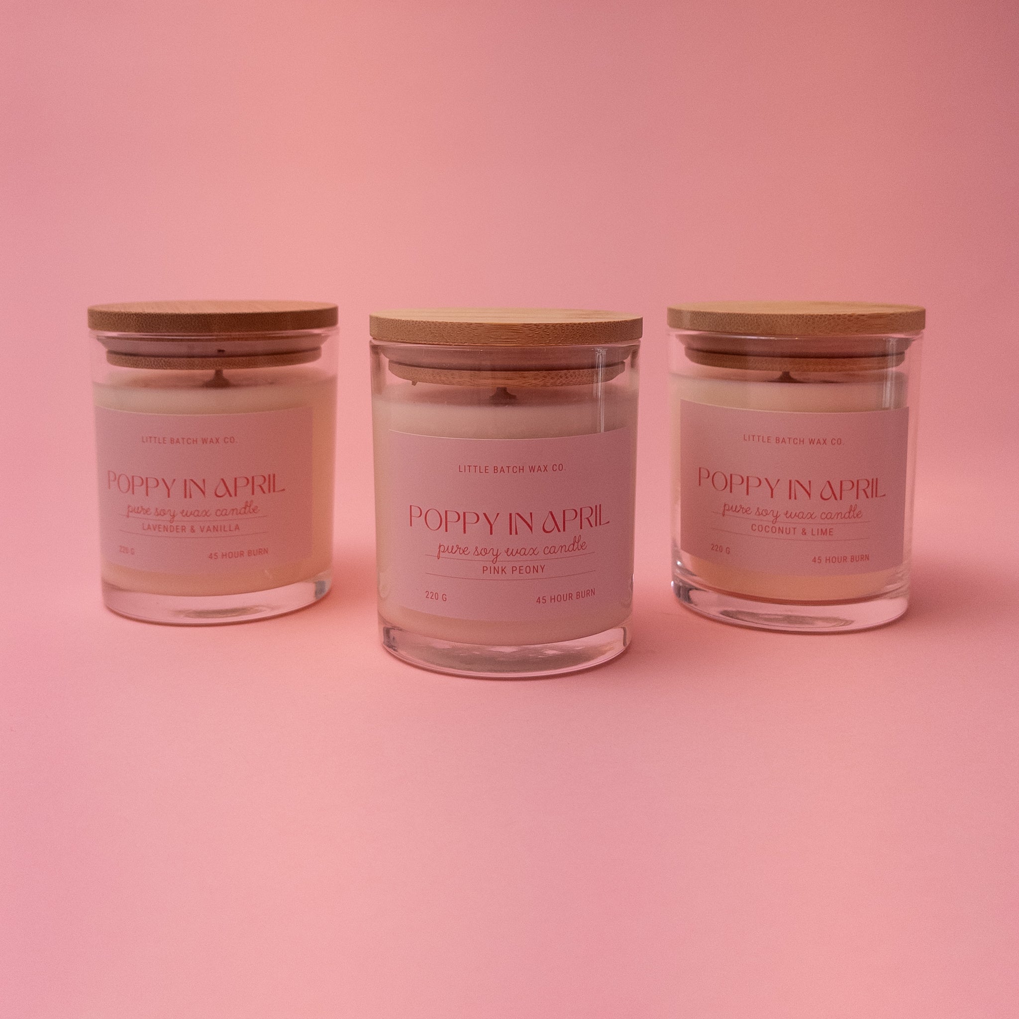 Poppy In April Candles