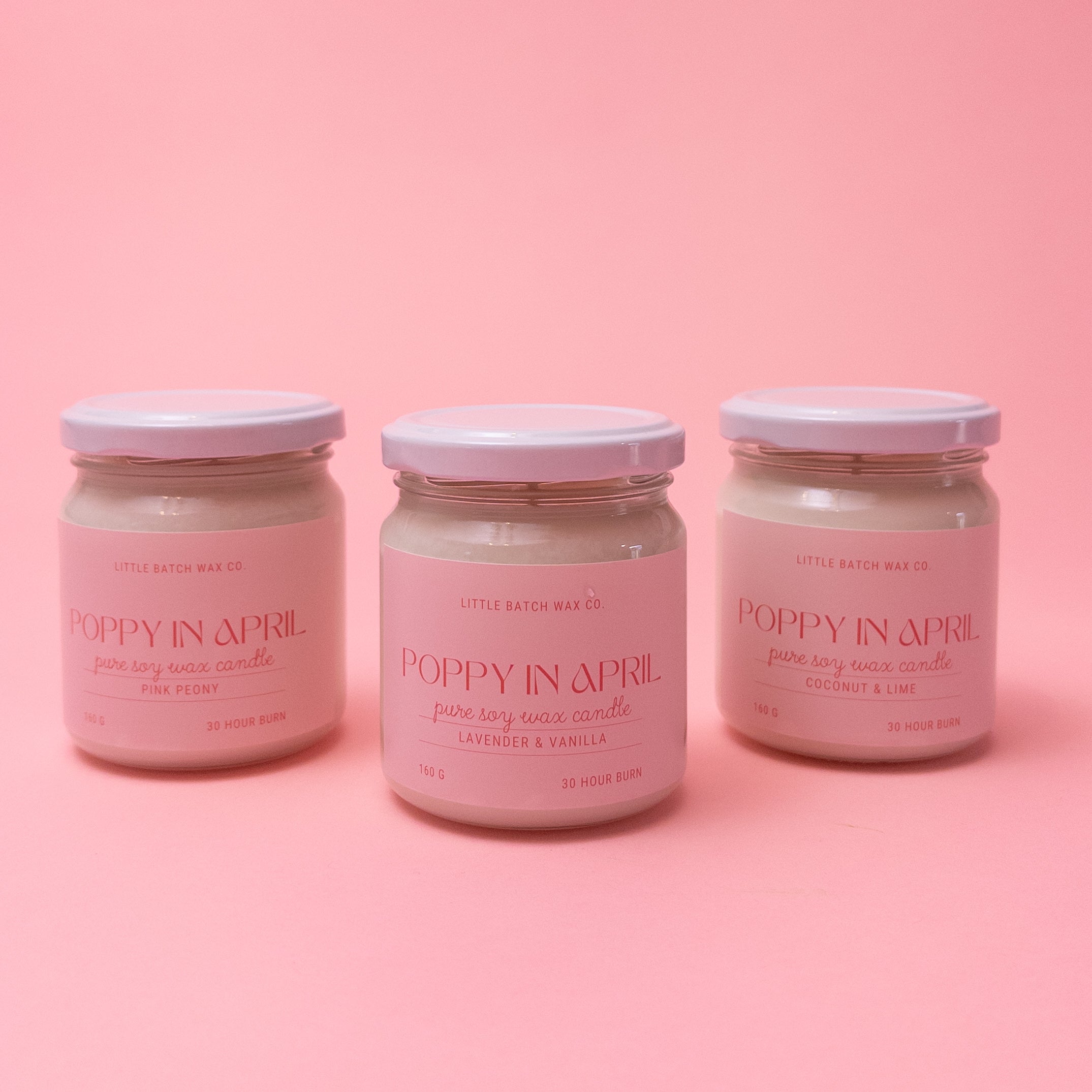 Poppy In April Candles