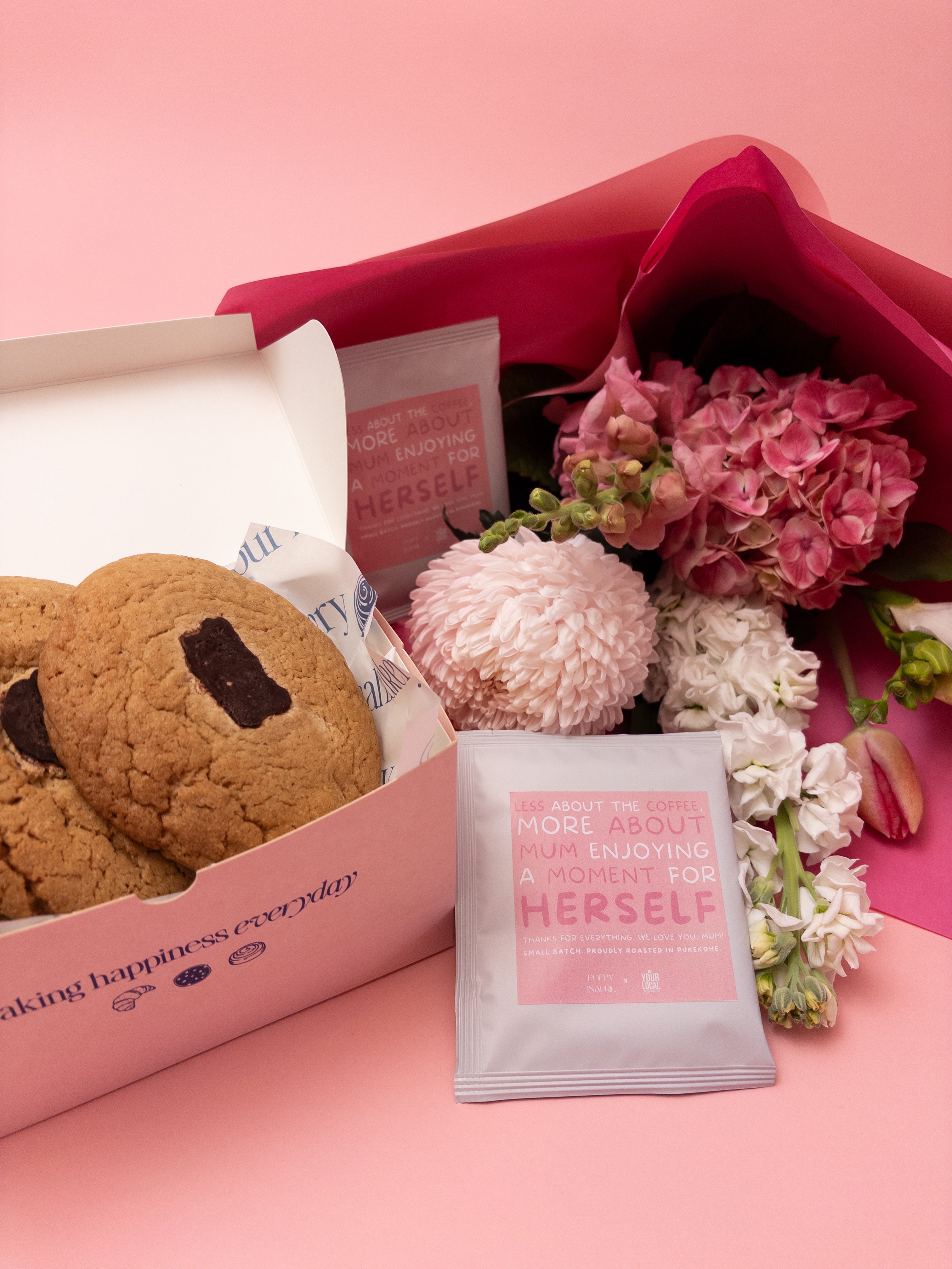 Coffee + Cookies + Flowers