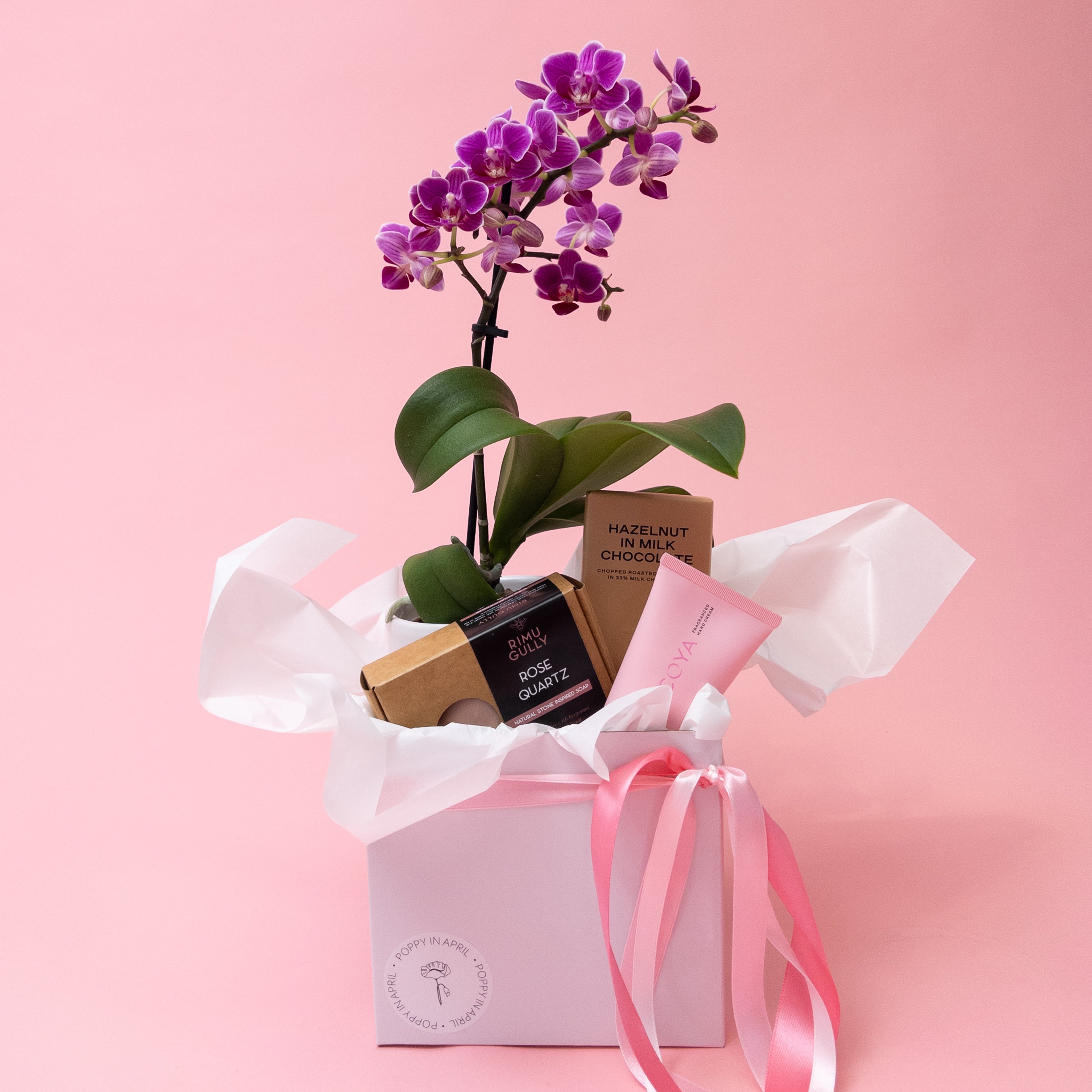 Orchid and Treats Gift Box
