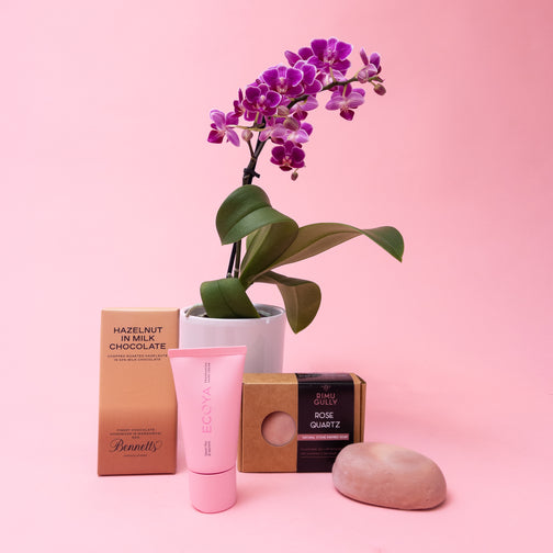Orchid and Treats Gift Box