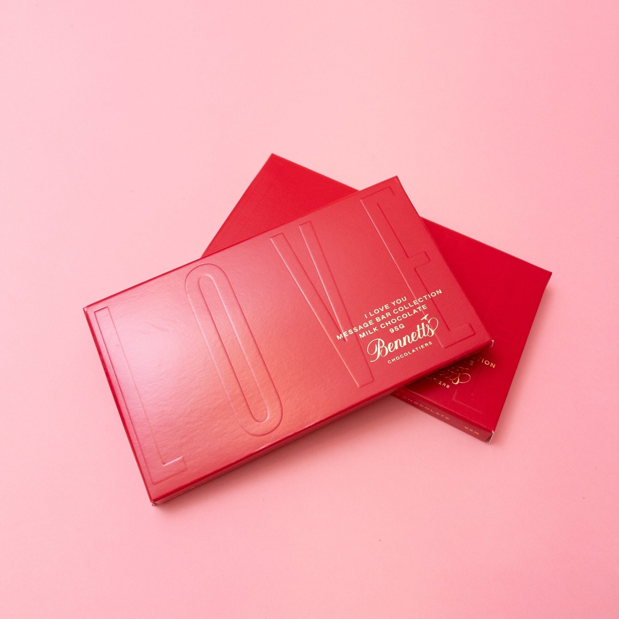 Bennett’s I Love You Chocolate Bar - Poppy In April