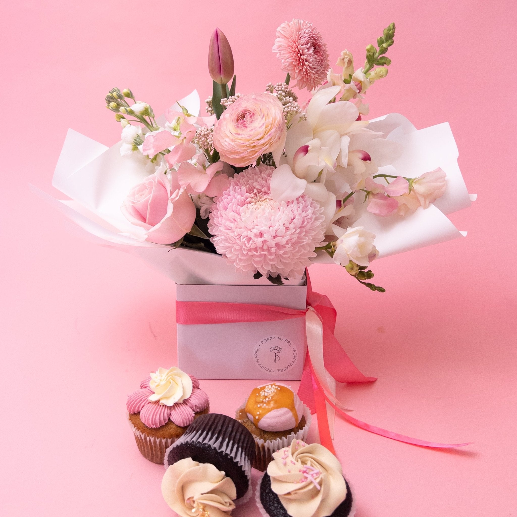 Frankie + Sweet - Flowers & Cupcakes - Poppy In April