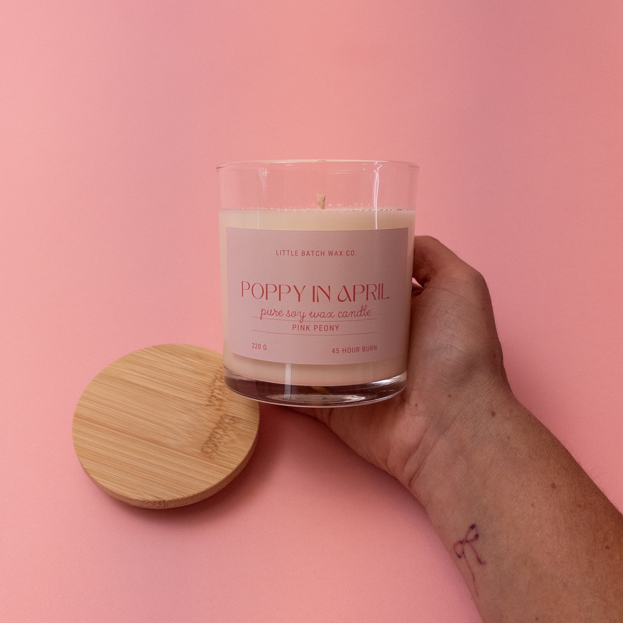 Poppy In April Candles - Poppy In April